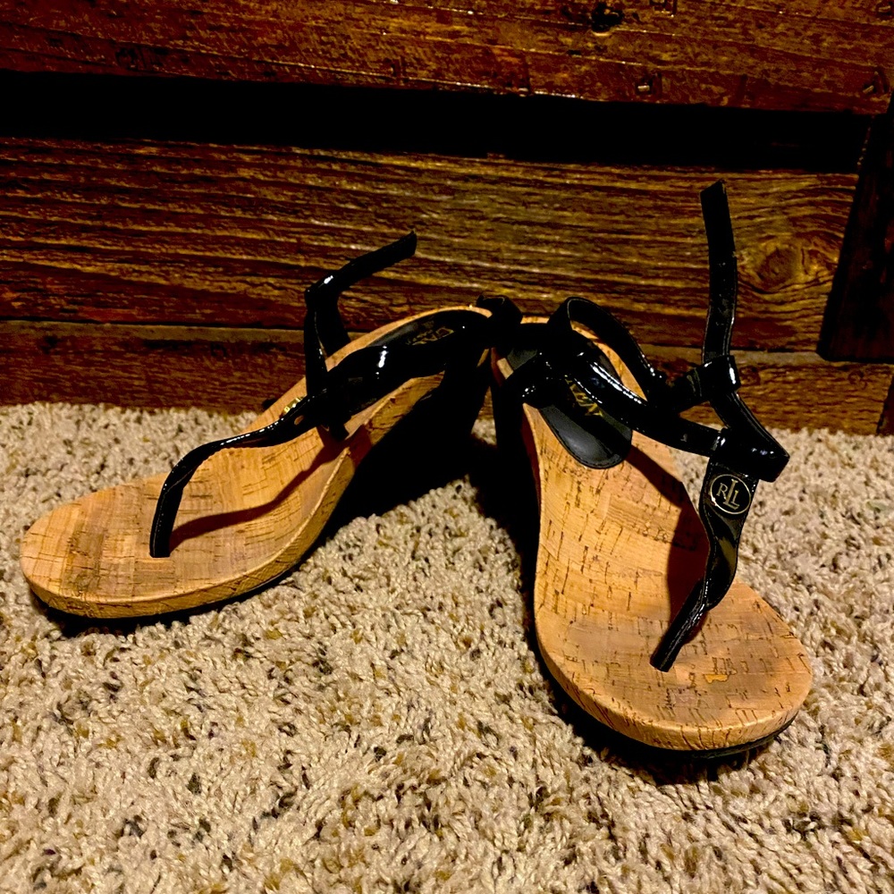 Ralph Lauren mini wedges!! Size 7.5!